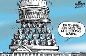 Relax About the Debt Ceiling Cartoon