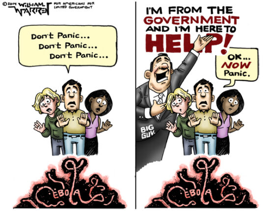 Cartoon: Now panic