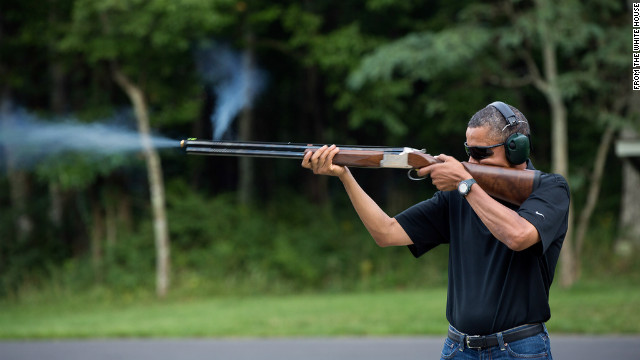 obama firing gun