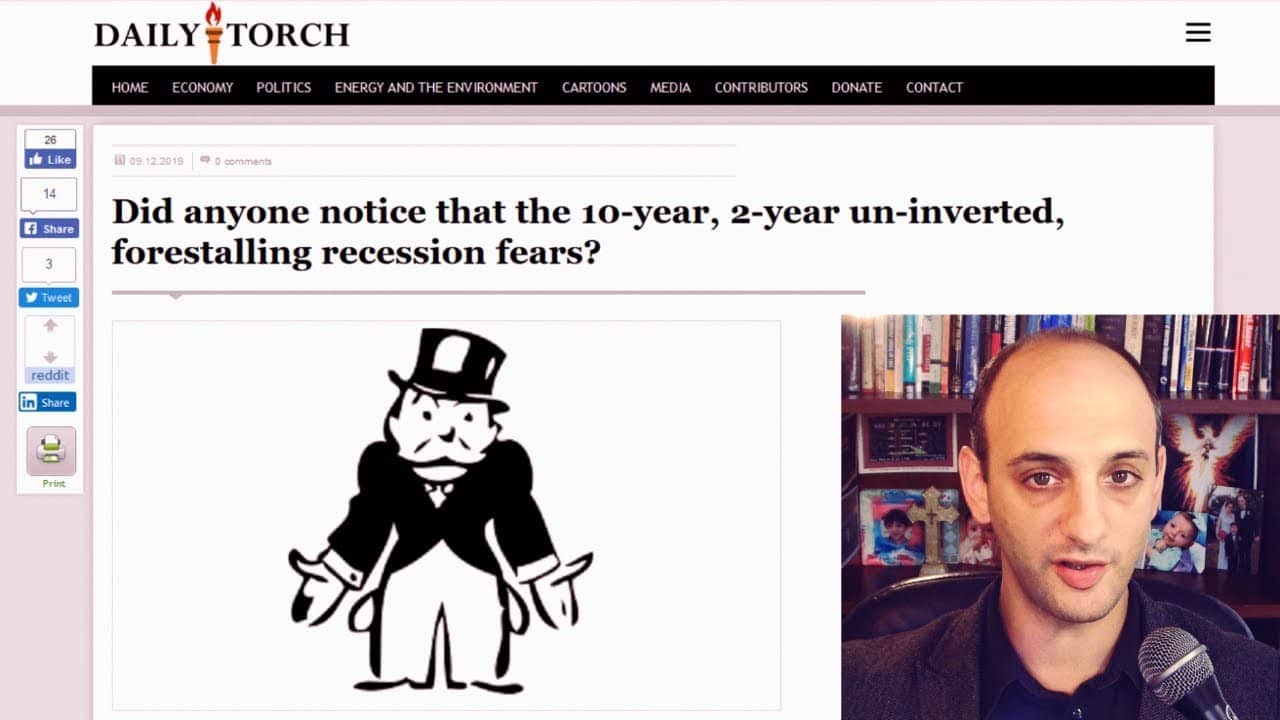 10-year, 2-year un-inverted so does that mean there won't be a ...