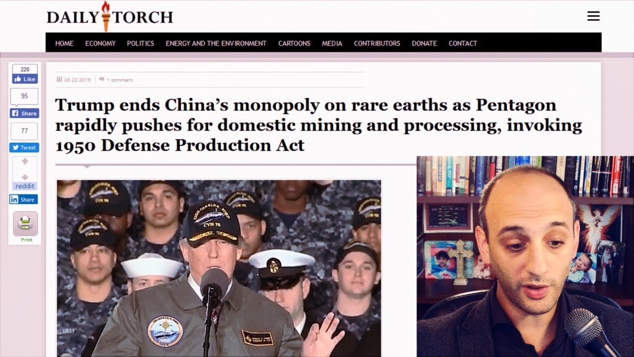 Trump ends China's rare earth monopoly as Pentagon moves to build up