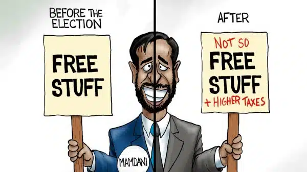 Cartoon: Utopia vs. Reality