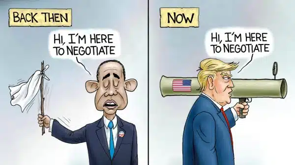 Cartoon: Peace Through Strength