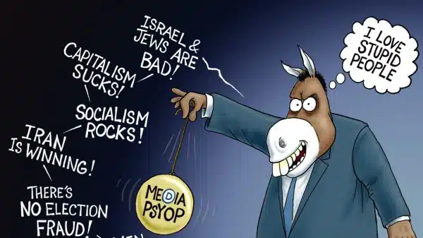 Cartoon: Media Psyop